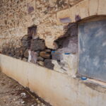 Image showing exterior of heritage building impacted by rising damp