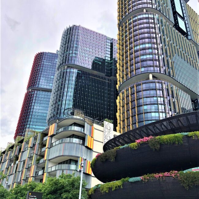 Barangaroo Towers, Sydney (2014–2016). Evaluation of all tiling and paving finishes for fitness for use, including slip and stain resistance.