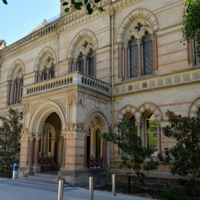 Mortlock Wing, State Library of South Australia, Adelaide (2017). Dilapidation survey for conservation and repair methodologies; mortar analysis.